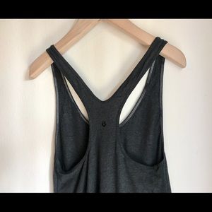 Lululemon dark gray racerback tank
